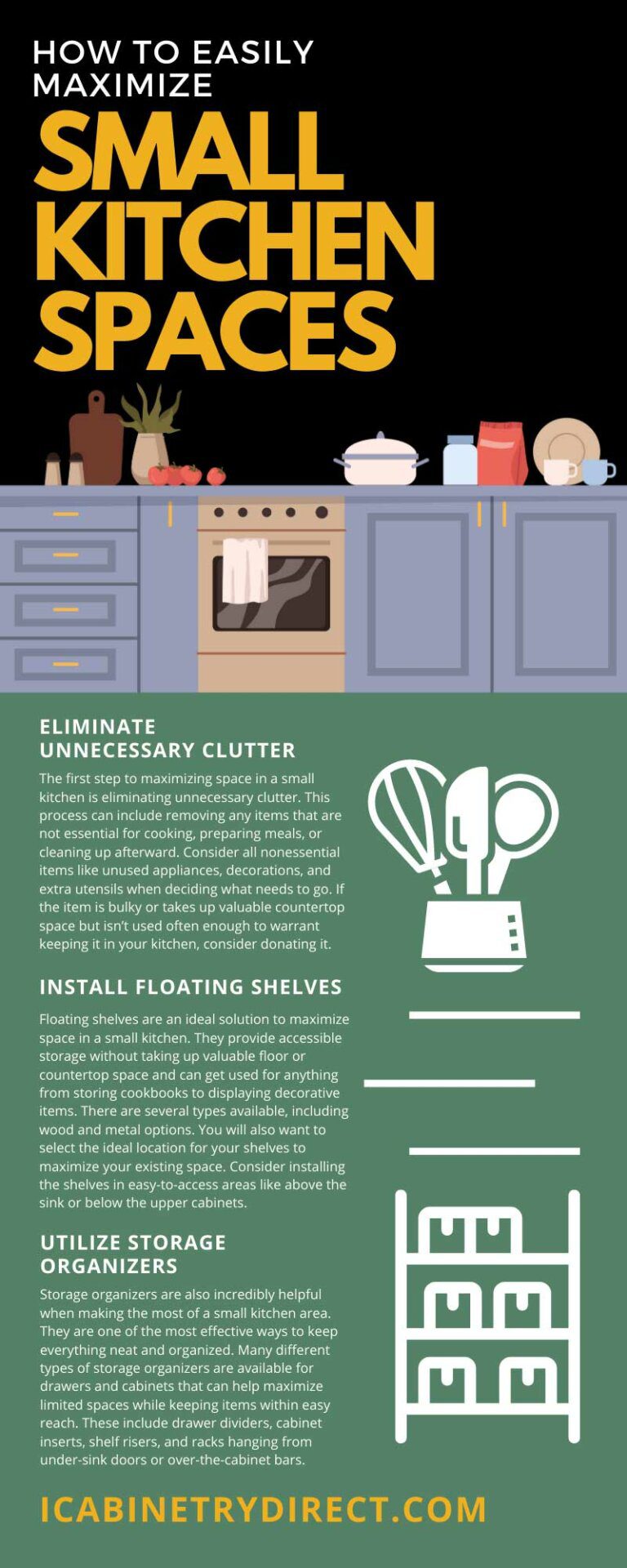 How To Easily Maximize Small Kitchen Spaces