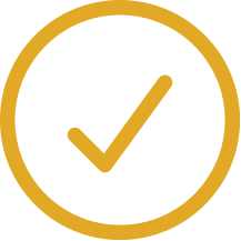 yellow outline check